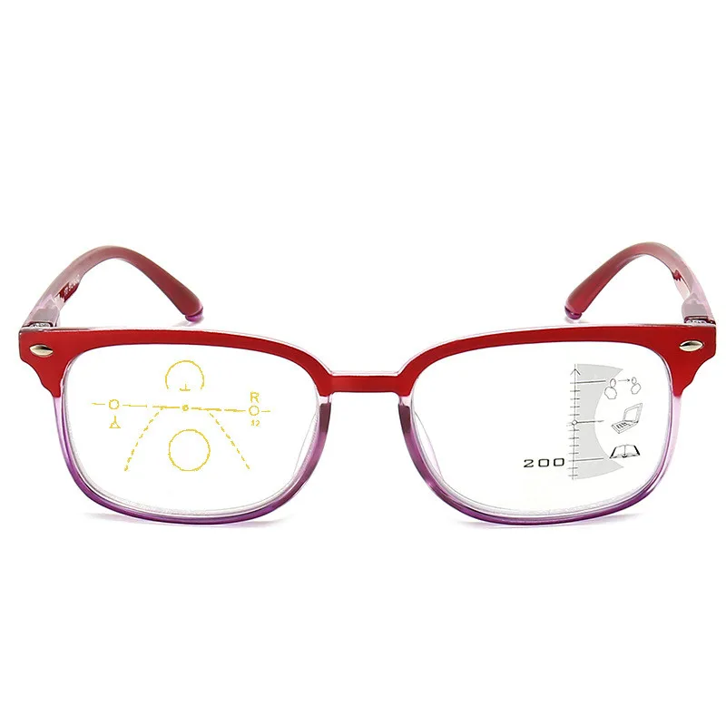 

Womens Unbreakable Wholesale Progressive Fashion Ladies Readers Multifocal Reading Glasses