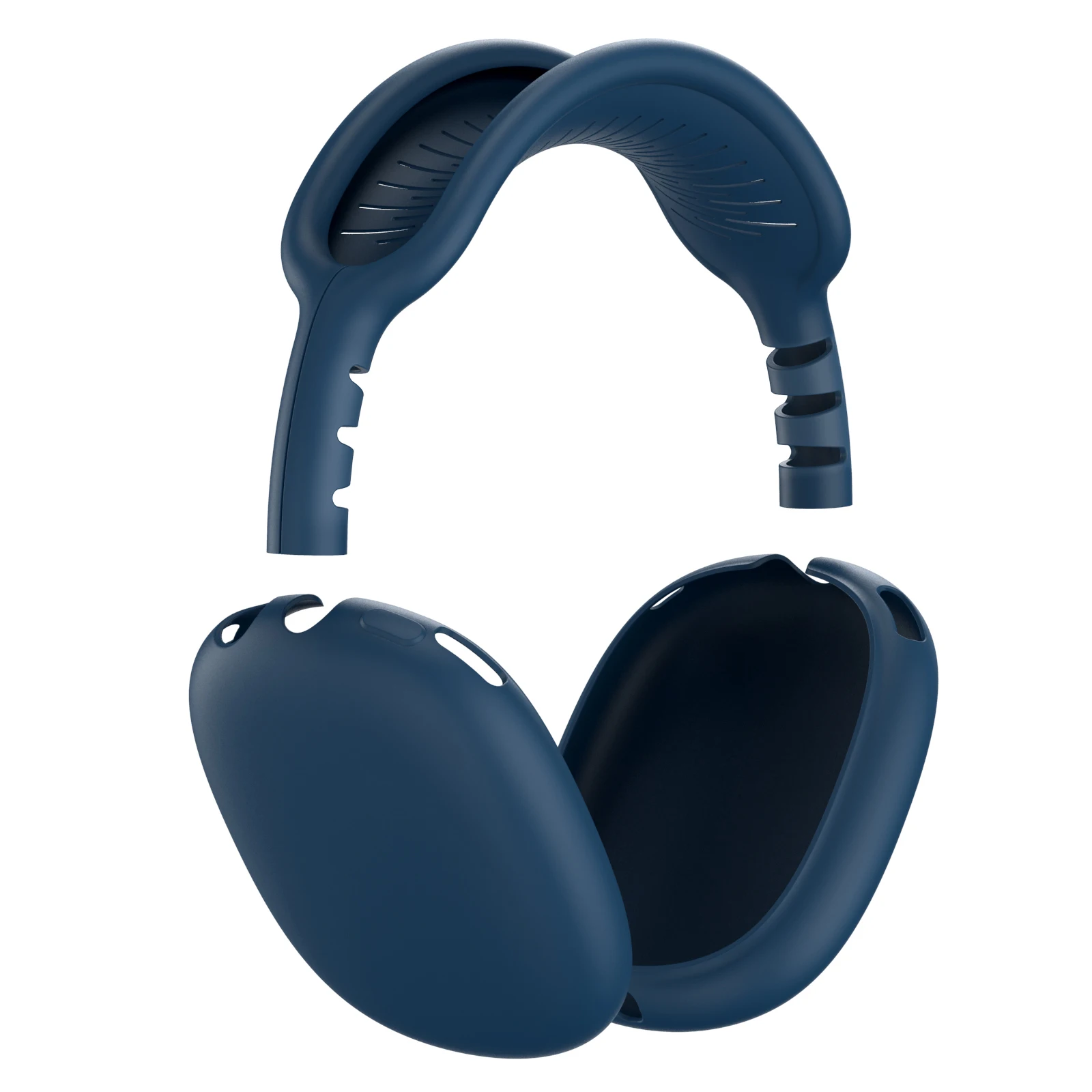 

New beiyang Shockproof Anti-scratch Protective Case For Airpods Soft Silicone Case Cover for Airpods Max, Black