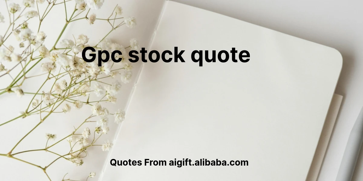 gpc stock quote