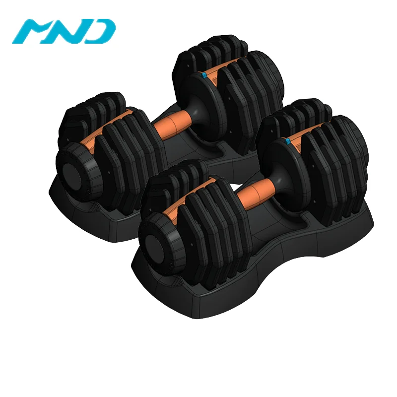 

Quality Wholesale competitive price black adjustable dumbbell Club Fitness Equipment Training