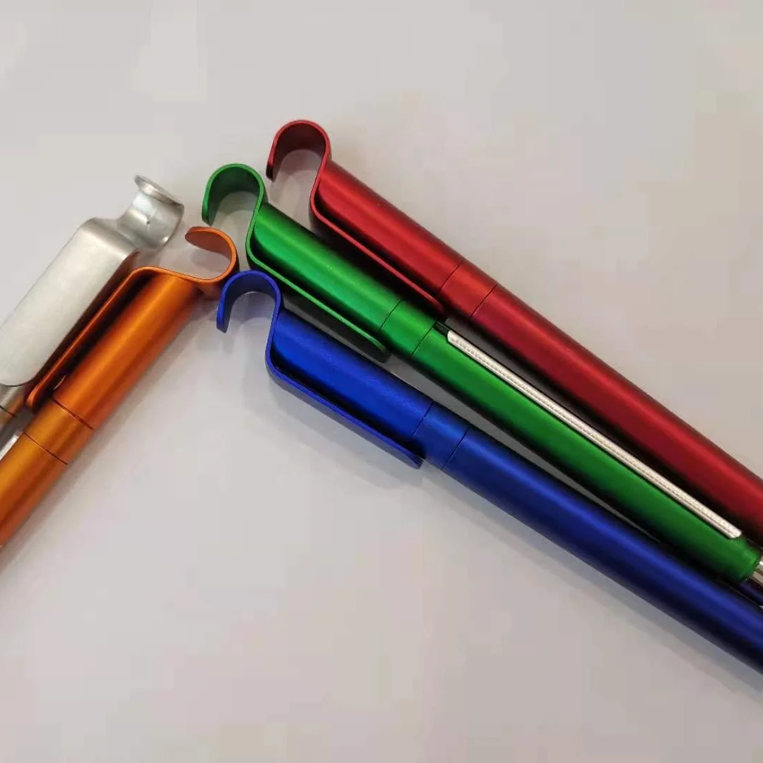 

4-in-1 enterprise Customized advertising draw stroke control neutral pen office stationery mobile phone bracket banner pen