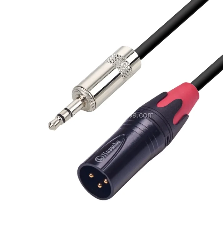 

jinsanhu high quality xlr 3.5mm jack audio mic cable wholesale