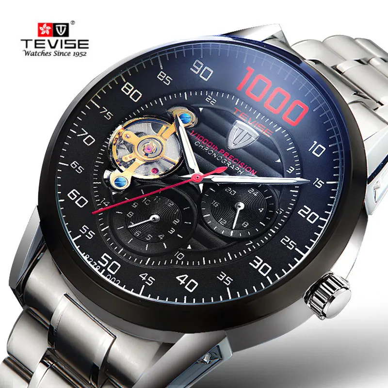 

New Design Custom Logo OEM Automatic Movement Men's Watches Tourbillon Visible Mechanical Watch For Men
