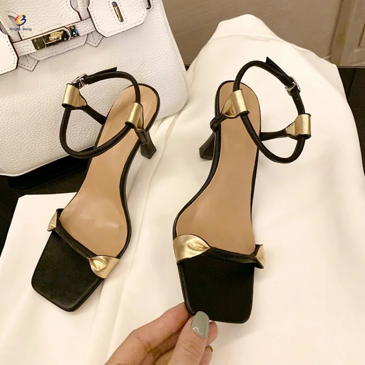 

Factory direct woman fashion sandals summer heel sandals sandals for women and ladies