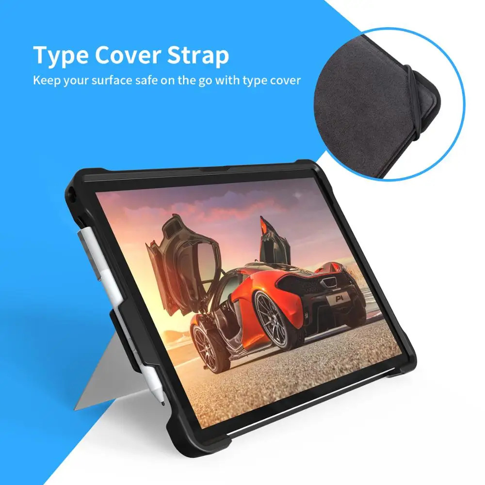 VORCSBINIE New designed 360 shock-proof rugged tablet case for Microsoft Surface Pro 7/6/5/4, pro LTE-Cover