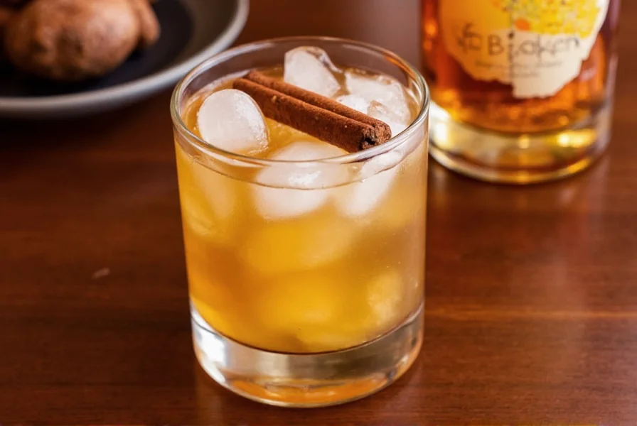 Chai Old Fashioned Being Poured