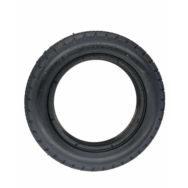 

high-quality 3.00-8 solid tire 12.5x2.50 12.5 inch tyre for Electric scooter accessories, Black