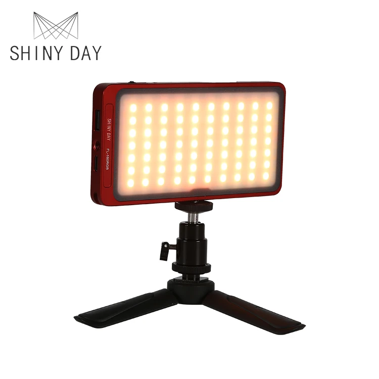 

New Product Mobile Phone Live Stream Photography Selfie USB Mini Portable Pocket LED Fill Lamp, Red/black