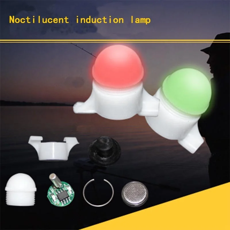 

Electronic Bite Signaling Device fishing rod light alarm bite alarm led light, White