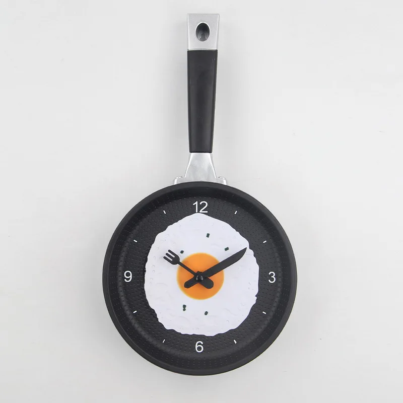 

Spain ABS Creative 3D Omelette Frying Pan Wall Clock