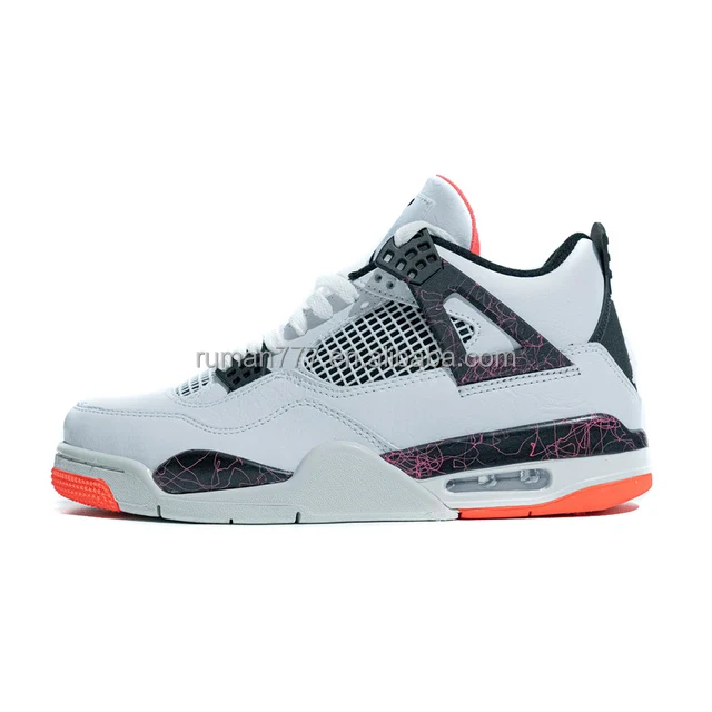 

Wholesale new customized J4 basketball shoes high top air cushion men's casual shoes, Customized color