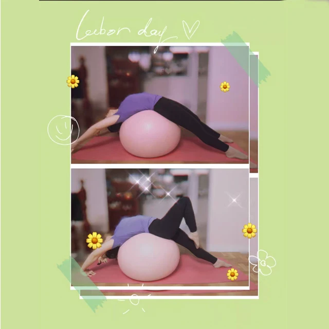 
High quality, high elasticity, explosion-proof 55cm yoga ball 