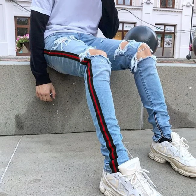 track pants type jeans