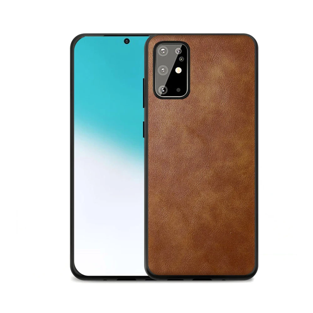 

Ultra Silm Vintage Leather skin soft TPU cover case for Samsung for Samsung S20 S20plus