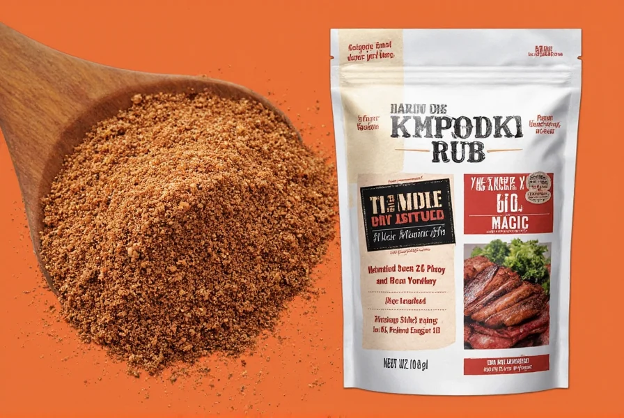 Various bottles of BBQ dry Memphis rub blends