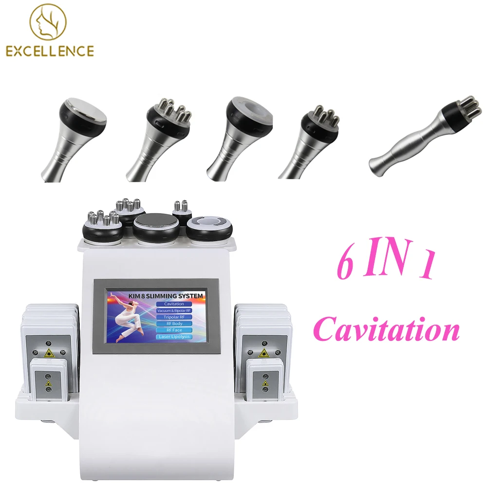 

8 IN 1 Uniosetion Cavitation RF Vacuum Slimming Weight Loss Beauty Machine