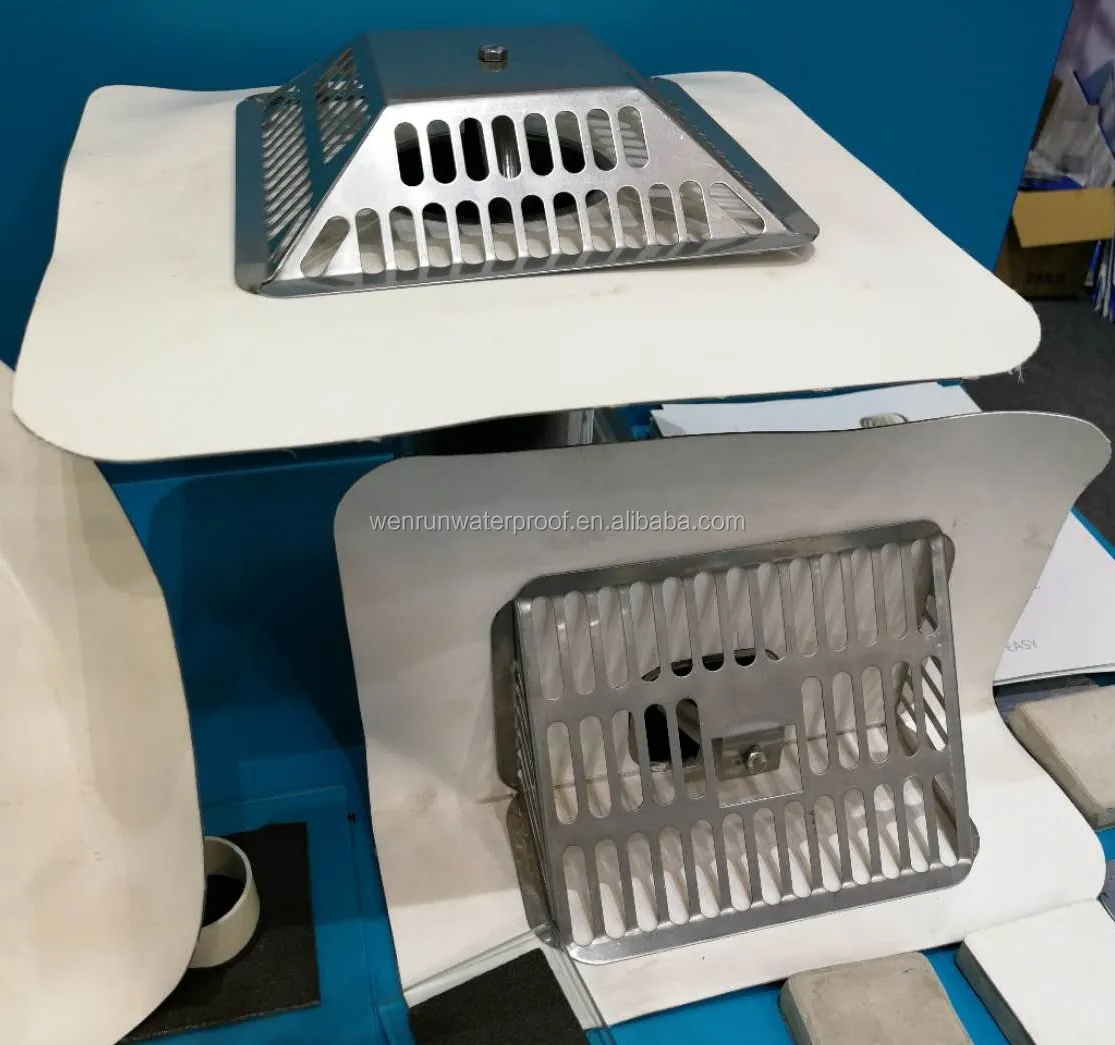 Gutter Flat Roof Waterproof Prefabricated Tpo Pvc Epdm Drain Vent