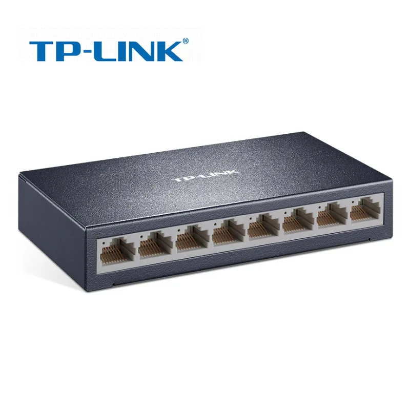 

TP-Link TL-SF1008D 8 Port Fast Switch RJ45 10/100Mbps Ethernet Network Switch Desktop Steel Switch