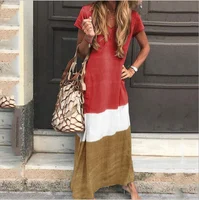 

Summer short - sleeved printed skirt