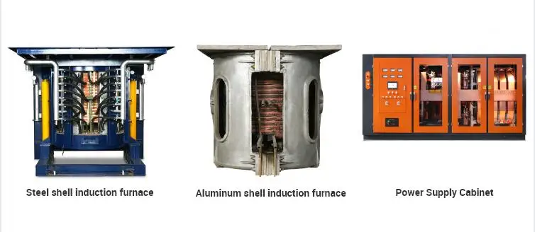Small Copper Bronze Brass Aluminum Iron Stainless Steel Melting IGBT Induction Furnace