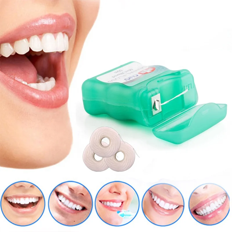 

Wholesale Eco-friendly Mint Customized Package Tooth Flosser Silky Teeth Sticks Bamboo Floss