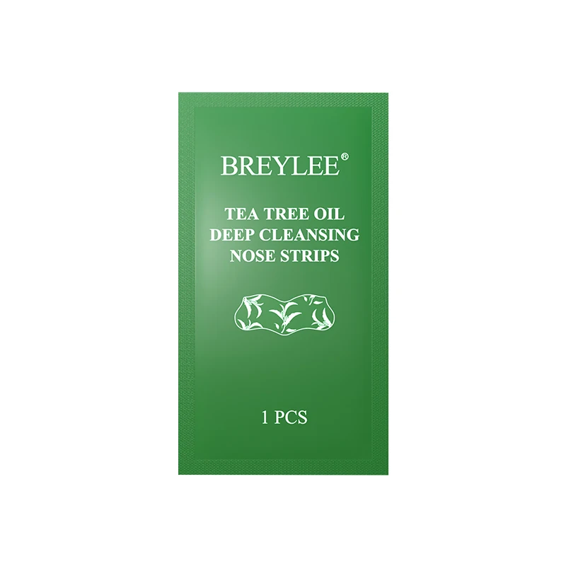 

BREYLEE tea tree cleaning nose strips pore deep clean strip, As photo