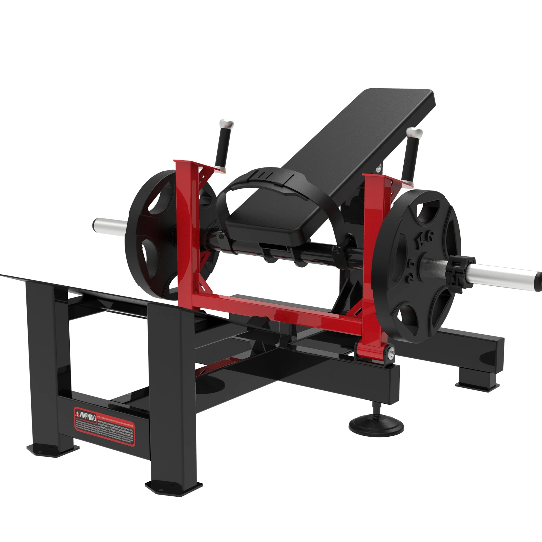 

Hip Thrust Glute Machine Hammer Strength Plate Loaded Machine, Optional