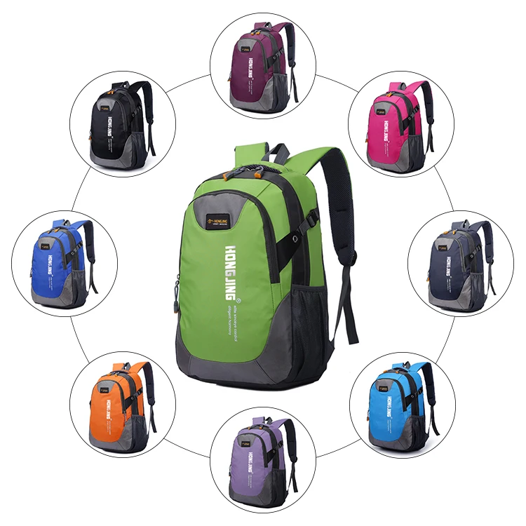 

V454 Cheap waterproof mochila para deporte no logo on travel back pack outdoor bag custom sports hiking casual teenager backpack