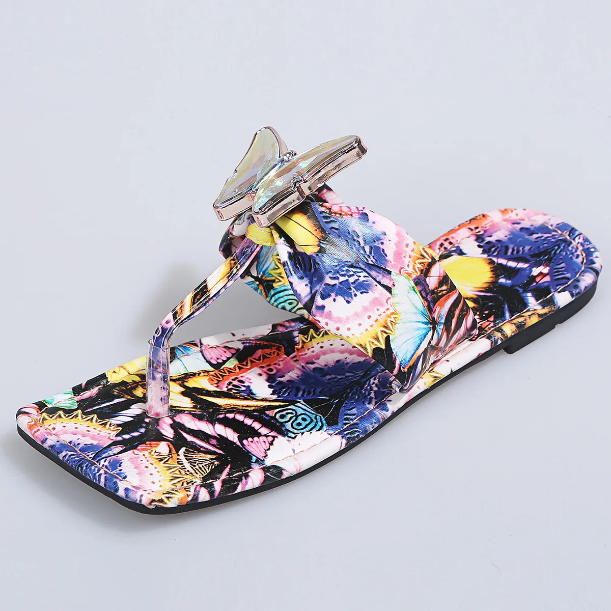 

Women Flip Flops New Fashion Flip Flops Wholesale Shoes Summer Butterfly Rhinestone Flip Flops, Picture