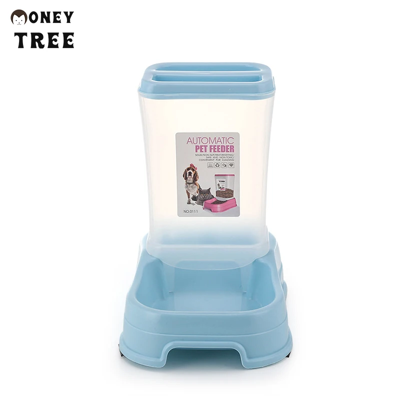 

Manufacturer pet feeders cat dog bowl automatic feeder wholesale multi colors non-slip, Blue,pink