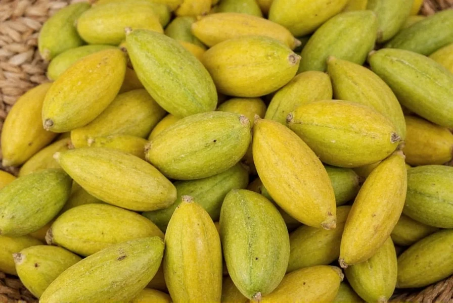 Close-up botanical illustration showing black mustard seeds (Brassica nigra) with scale reference