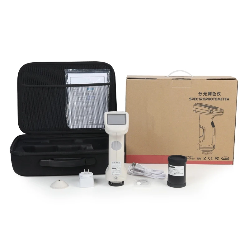 Instrumento preciso Lab Colorimeter Chroma Meter Portable Grating Spectrophotometer TS7700 