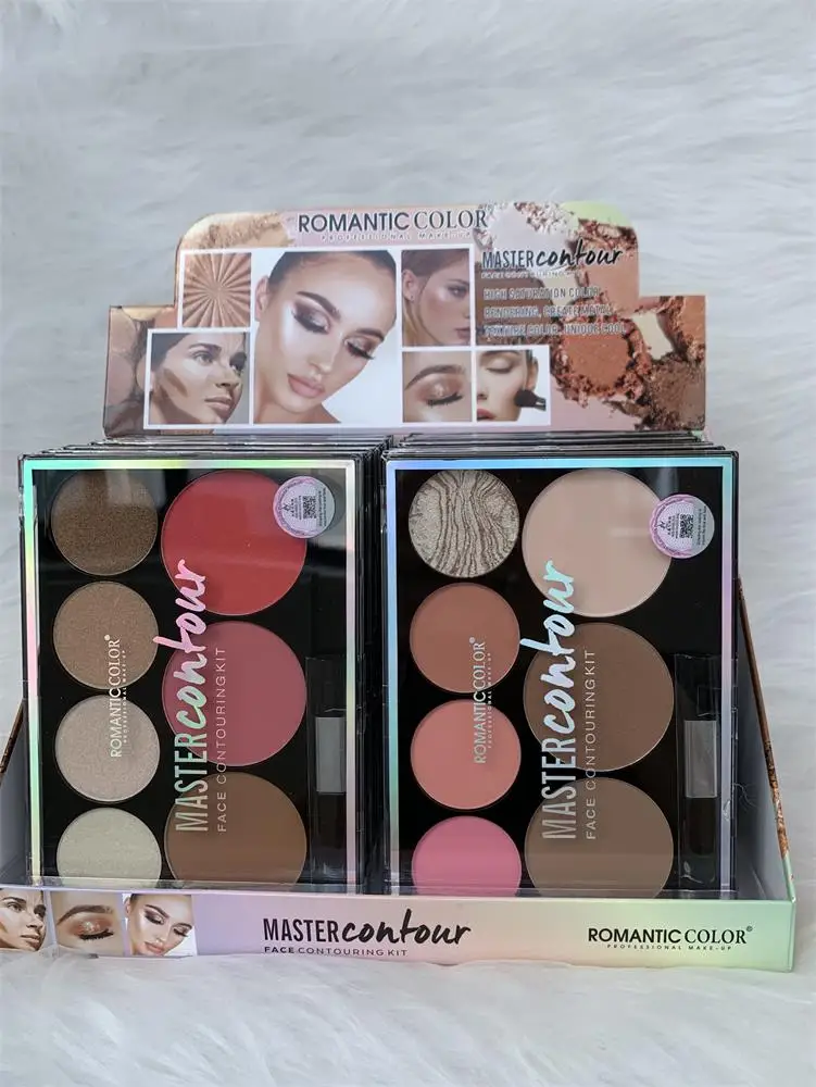 
Sheer Finish Contour Highlighter Makeup Palette 6 Color Eyeshadow Palette 