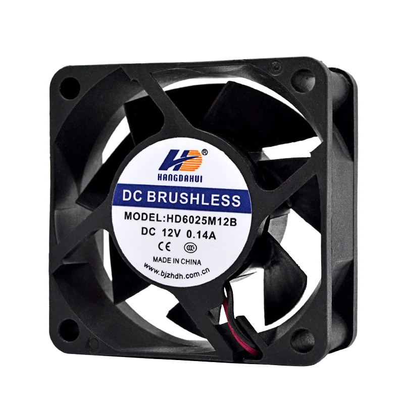 

Silent 60mm 60X60X25 mm 5V/12V /24V Plastic DC brushless fan Axial Cooling Fan 6025 cooling fan