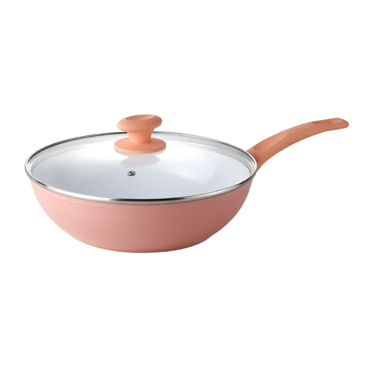 Family Home Cooking Pots Factory Aluminum Cookware Nonstick Wok