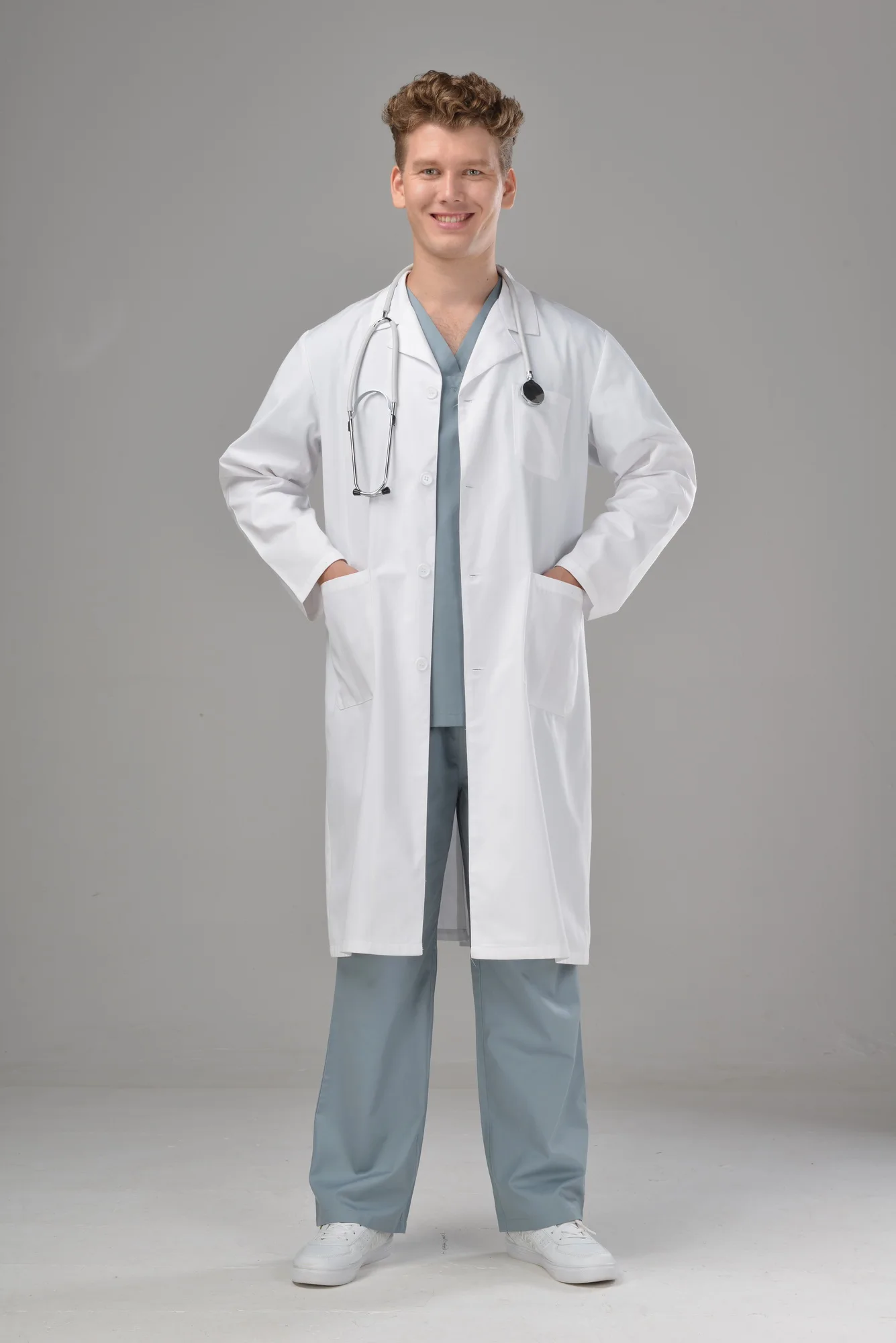 Doctor's Polycotton 65/35 White Medical Uniform Coat Buy Polycotton
