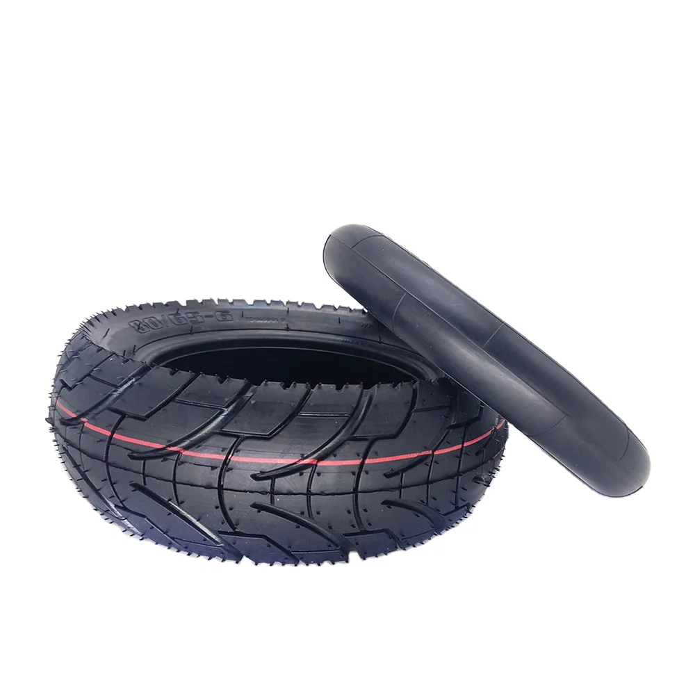 

Scooter 10 inch 80/65-6 City Road Tyre 10x3.0 Outer Tire with Inner Pneumatic Tube for Electric Scooter Grace 10 Zero 10X 10*3.0