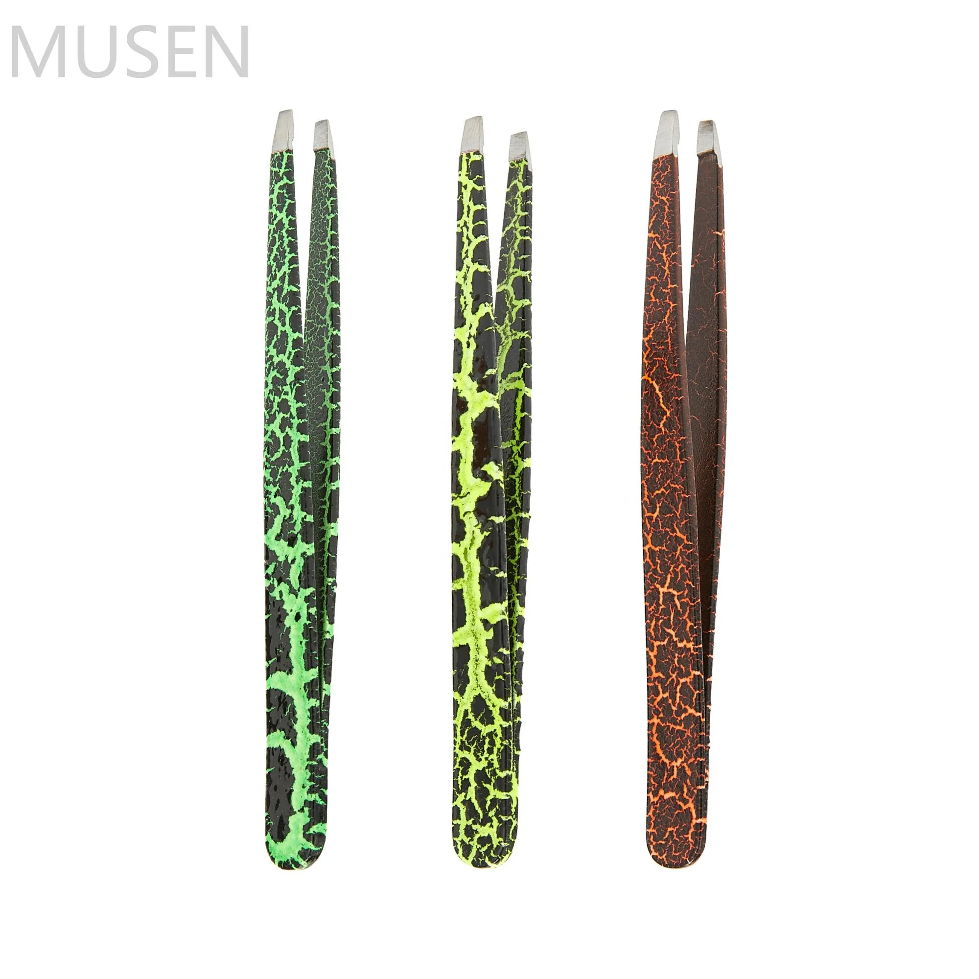

New product Eyebrow Clip Tweezers coloful Tweezers Makeup Tools