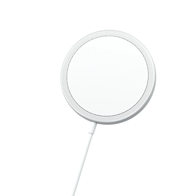 

2021 New Arrival Hot Sale 15W Wireless Charger MagSafe Magnet Qi Wireless Charger for Apple For iPhone, White