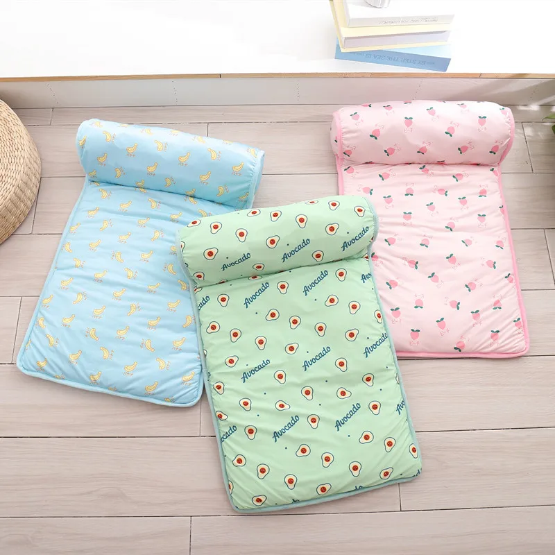

Very Comfortable Summer Ice Silk Cool Feeling Pet Cat And Dog Mattress Pet Ice Silk Mat Cooling Pet Bed