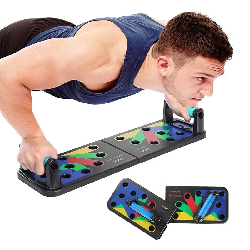 

Gym fitness Power Press Pull Up Dips Board push up training board System Push Up Board, Customized color