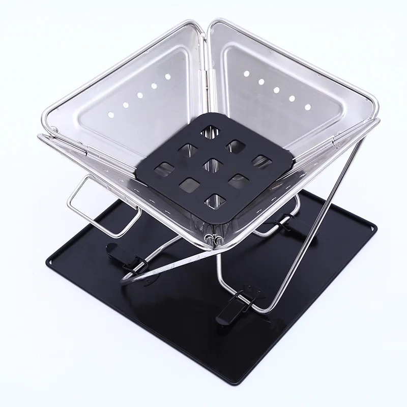 

Popular Outdoor mini cooking stove stainless steel charcoal BBQ grill