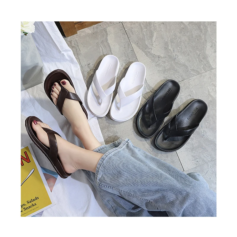 

New Arrivals Women Casual Clip Toe Summer Outdoor Trendy Flip Flops, As picture