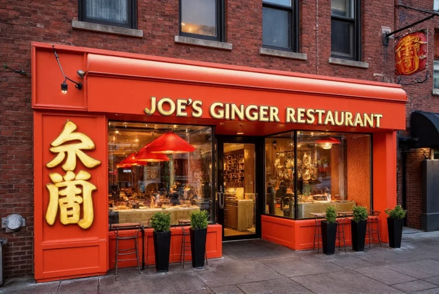 joe s ginger restaurant nyc