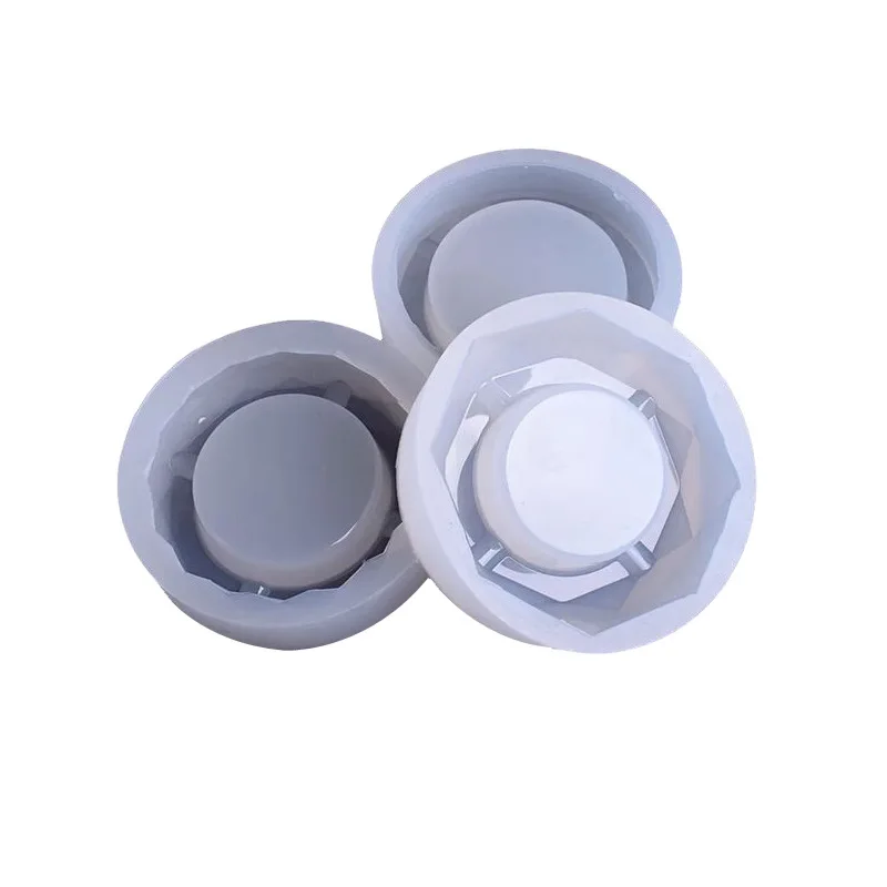 

Hot Selling In Stock Handmade Ashtray DIY Shiny Epoxy Art Silicone Resin Mold For Home Table Decoration, Customized colors