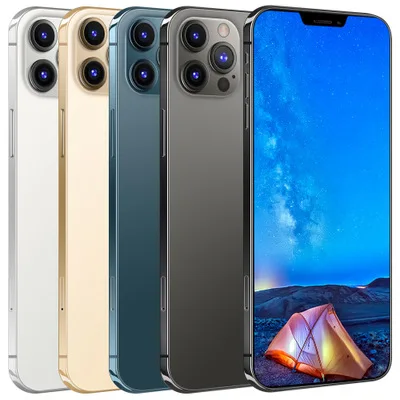 

Hot-sale i12pro Max Android Smartphone 8GB+256GB 3G 4G 5G Wholesale Mobile Phone With Big Screen GPS+Wifi+Blue toot