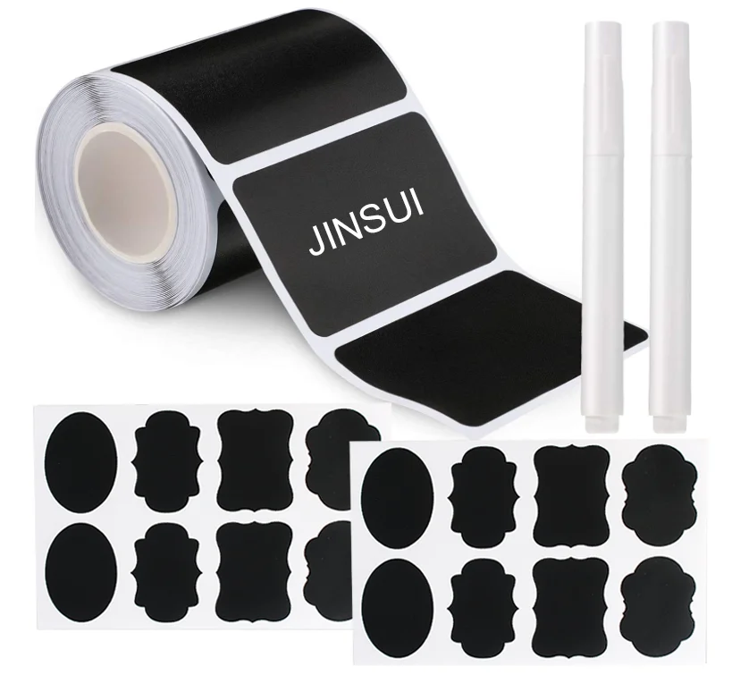 Adhesive Waterproof Removable Blackboard Vinyl Chalkboard Glass Bottle