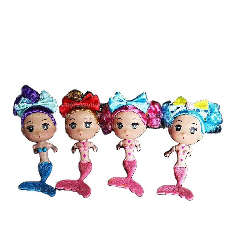 

New 10 Mermaid Princess Doll Pack Cake Toppers Ocean Princess For Cake Decoration, Customized color