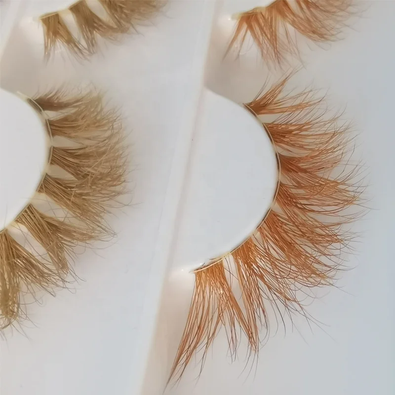 

Light Dark Brown Mink Eye Lash Eyelashes Vendor