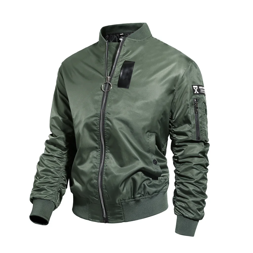 

Wholesale Classic Winter Men's And Women's Flight Bomber jacket, Black,army green